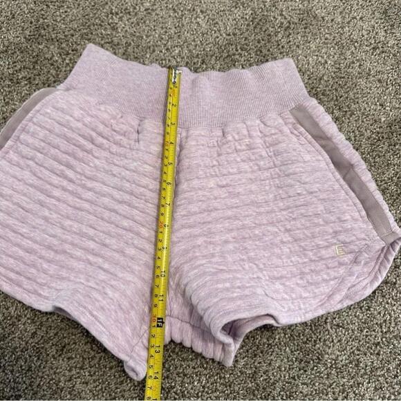 EVERLANE The Organic Cotton Quilted Short XS Heathered Orchid - Picture 7 of 14